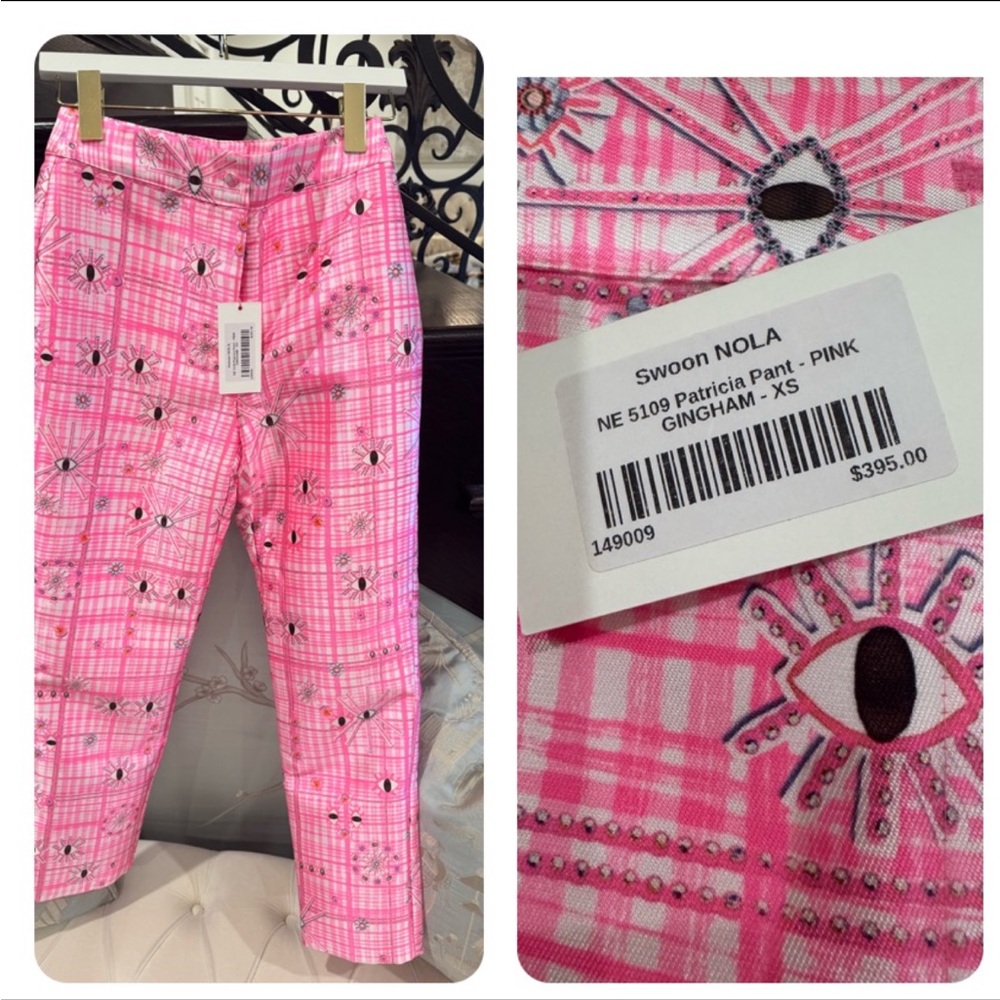 Neubyrne Pink Gingham Pants